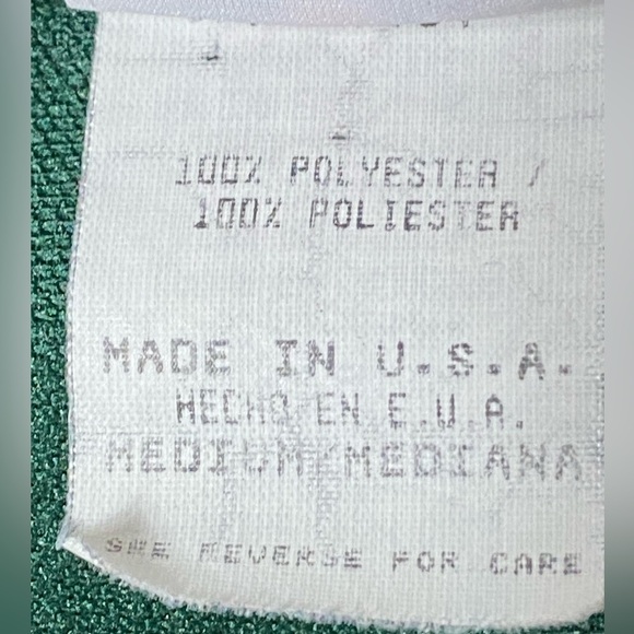 Green Bay Packers Riddell 3/4 Sleeve V Neck Jersey Style Shirt Size Medium - Picture 8 of 10